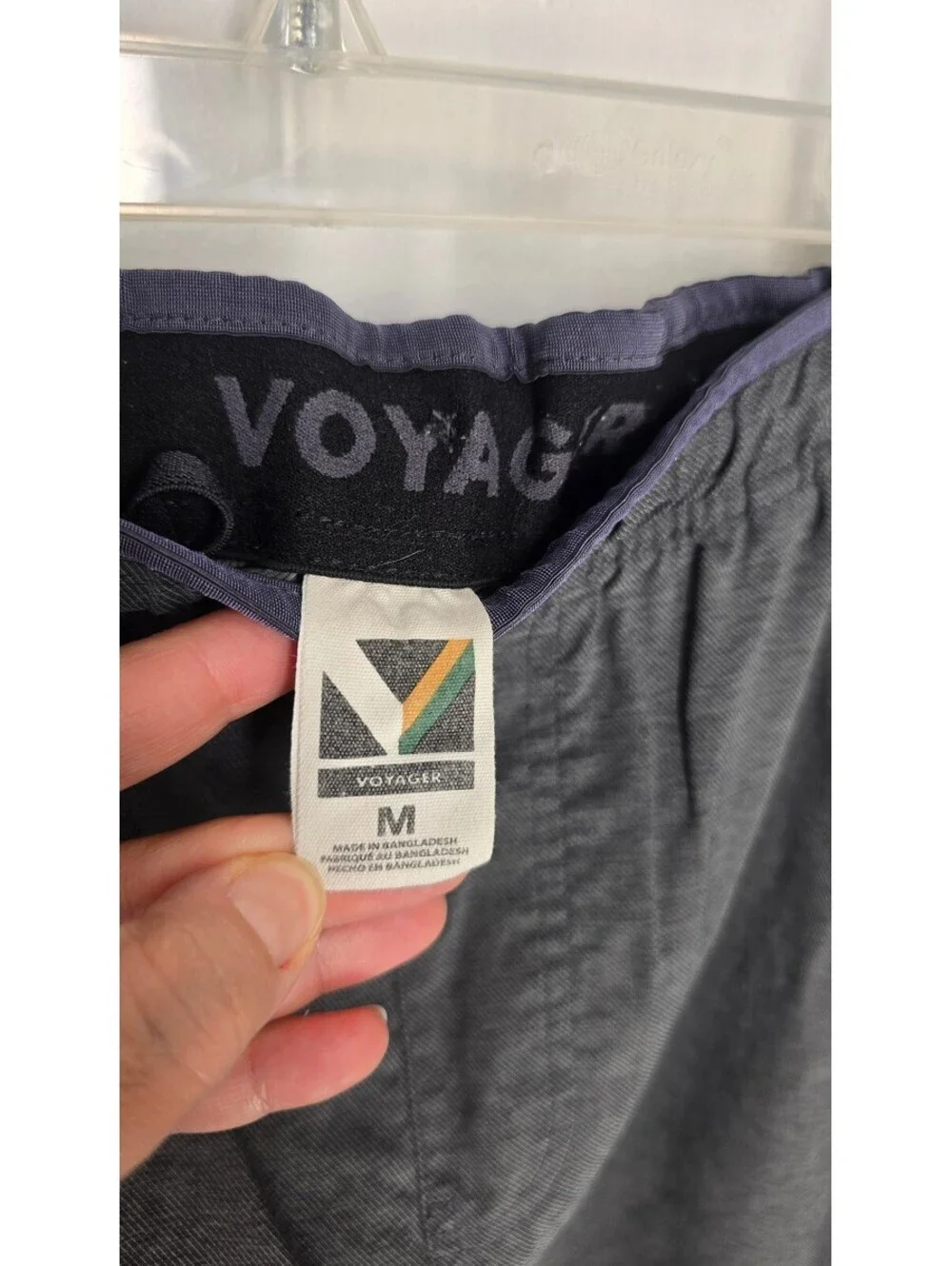 Voyager Men's Shorts Size M Gray Stretch Performance